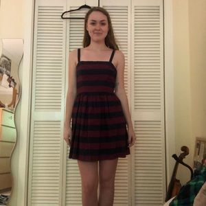 Forever 21 Black and Purple Dress